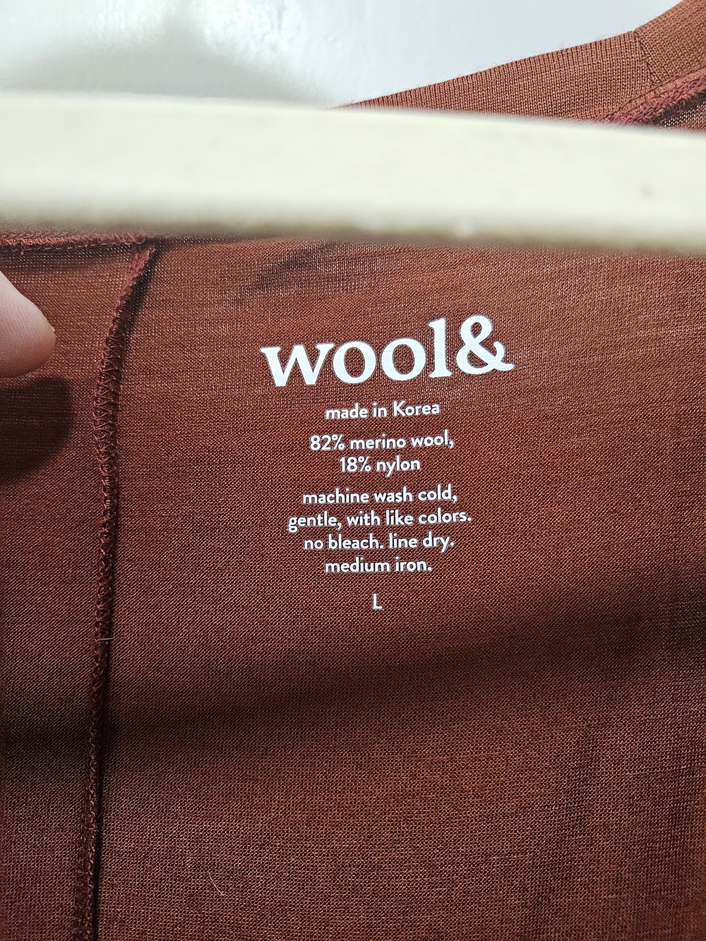 Wool& Valerie Maxi Dress - Rustic Red NWOT - Picture 4 of 4